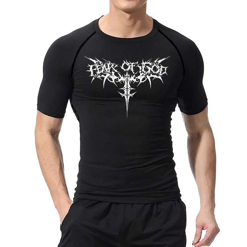Gothic Gym Compression T-Shirt