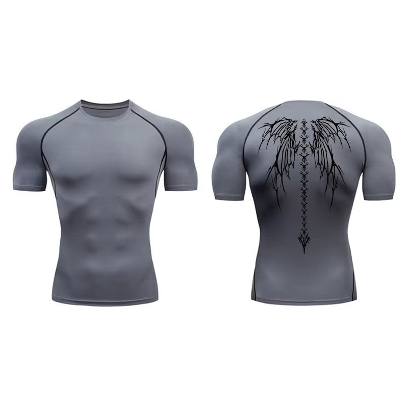 Gothic Gym Compression T-Shirt
