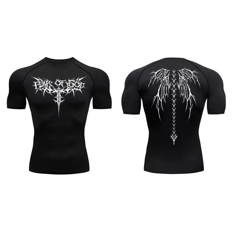 Gothic Gym Compression T-Shirt