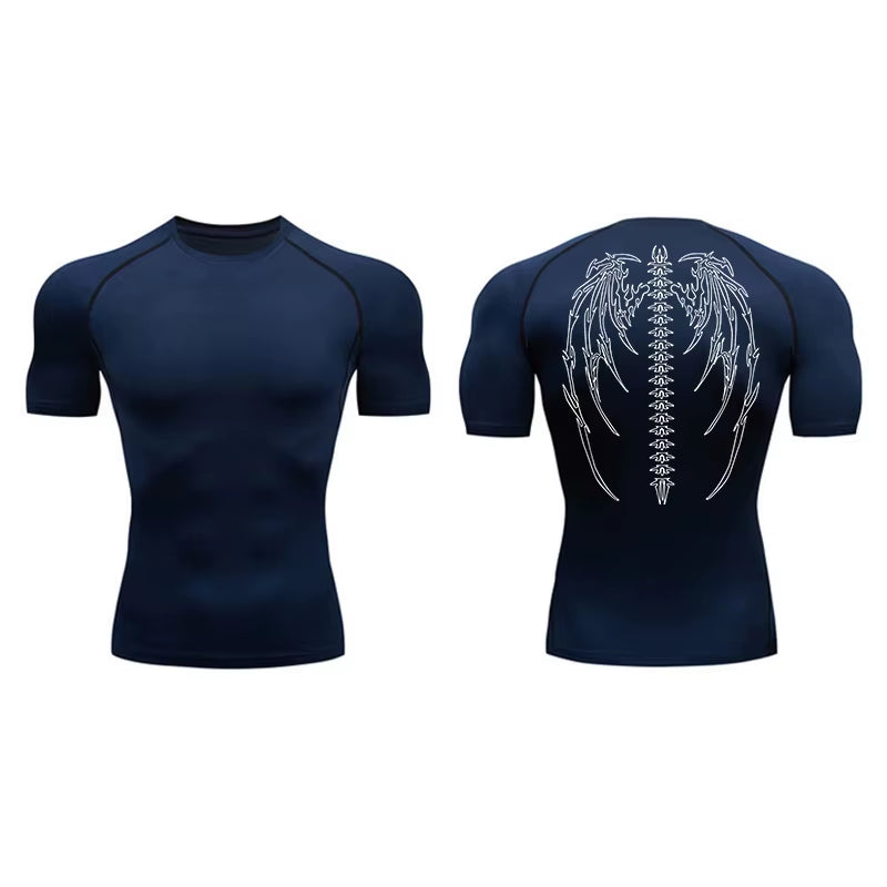 Gothic Gym Compression T-Shirt