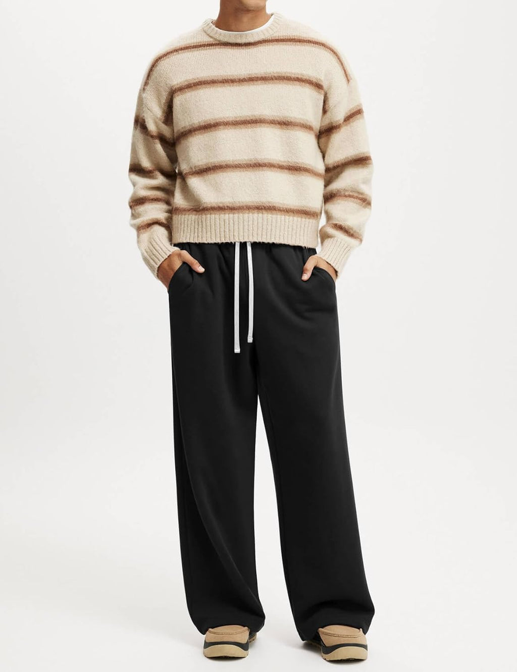 Baggy Cotton Wide Legged Sweat Pants