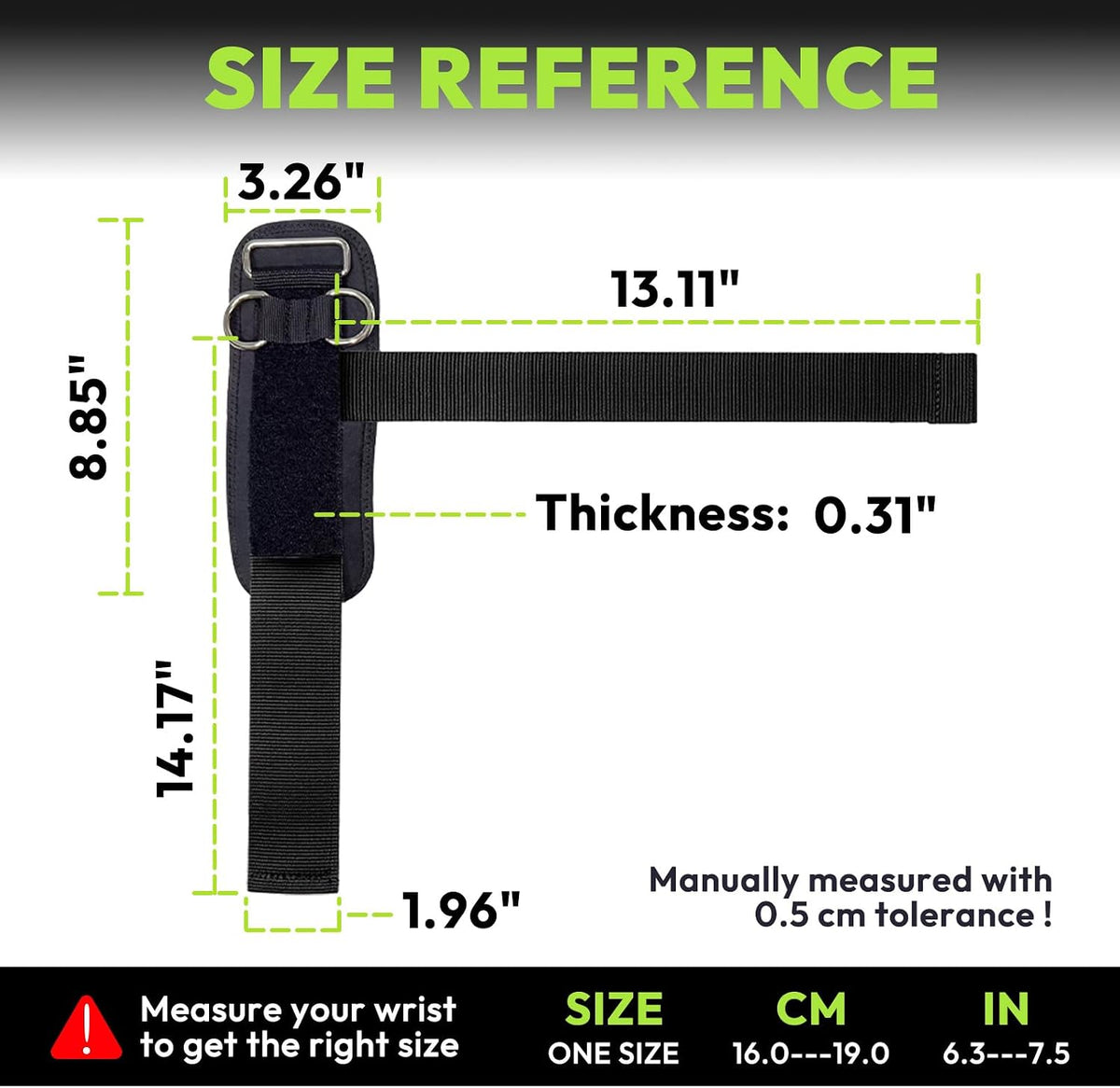 Lifting Straps, Double D-Ring Weightlifting Wrist Straps