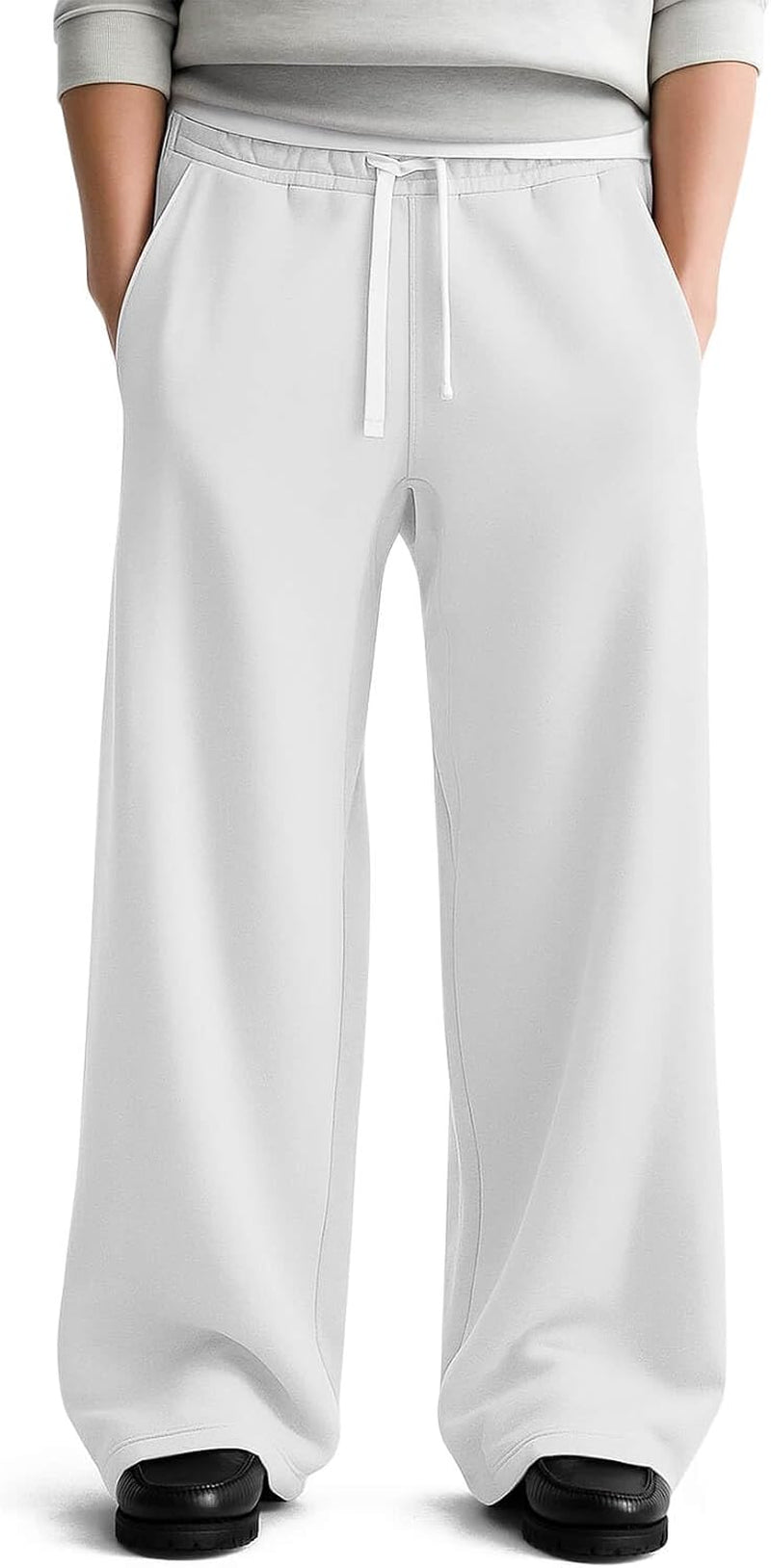 Baggy Cotton Wide Legged Sweat Pants