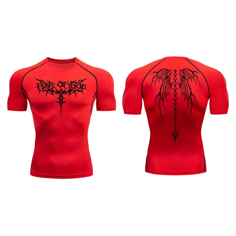 Gothic Gym Compression T-Shirt