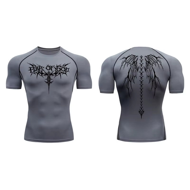 Gothic Gym Compression T-Shirt