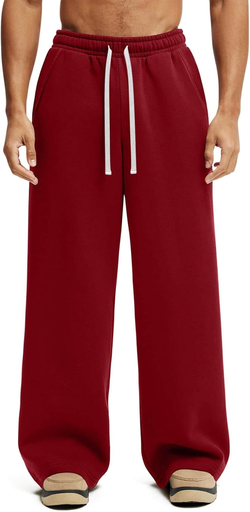 Baggy Cotton Wide Legged Sweat Pants