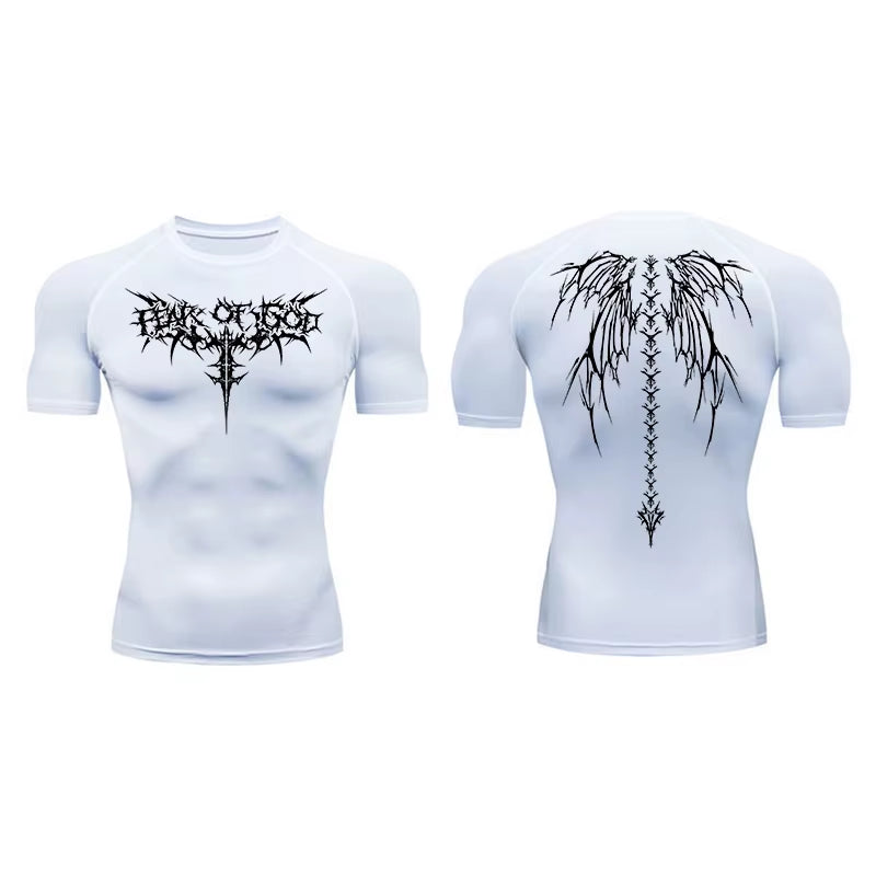 Gothic Gym Compression T-Shirt
