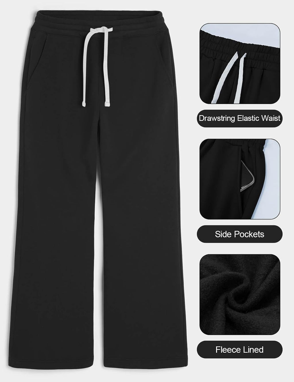 Baggy Cotton Wide Legged Sweat Pants