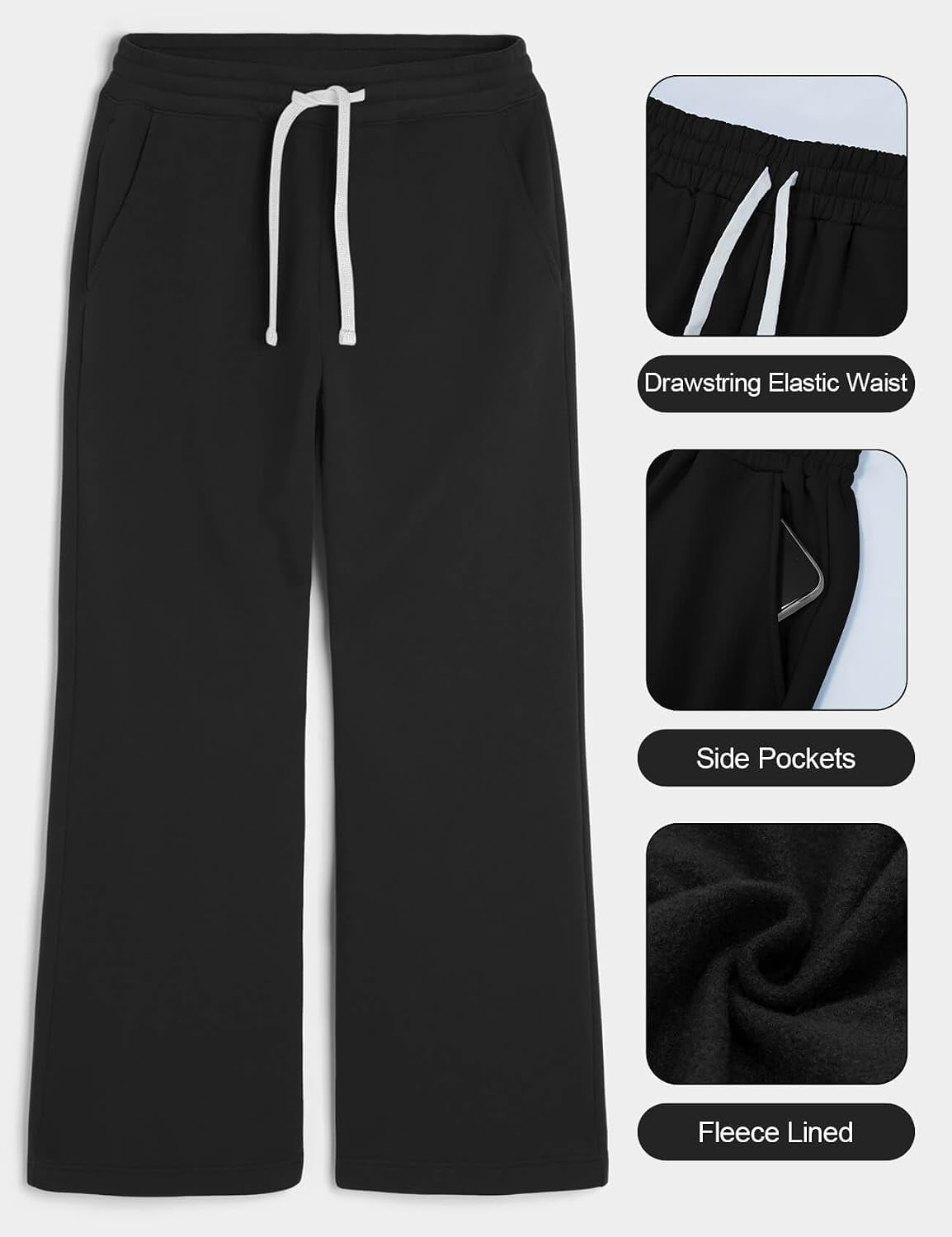 Baggy Cotton Wide Legged Sweat Pants