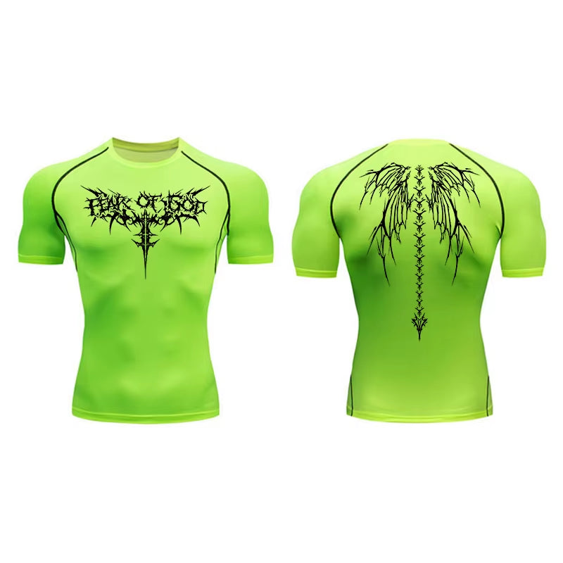 Gothic Gym Compression T-Shirt