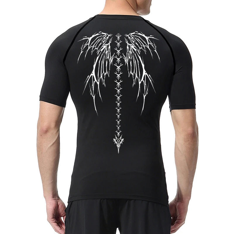 Gothic Gym Compression T-Shirt