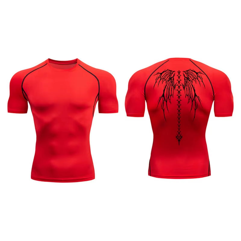 Gothic Gym Compression T-Shirt