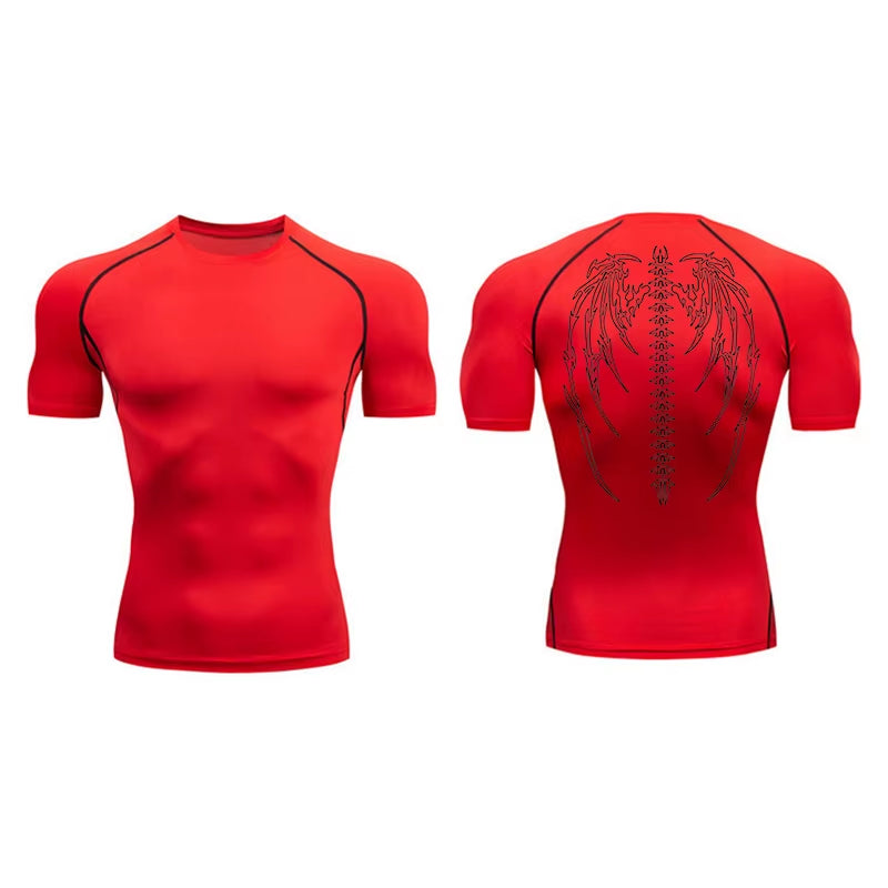 Gothic Gym Compression T-Shirt