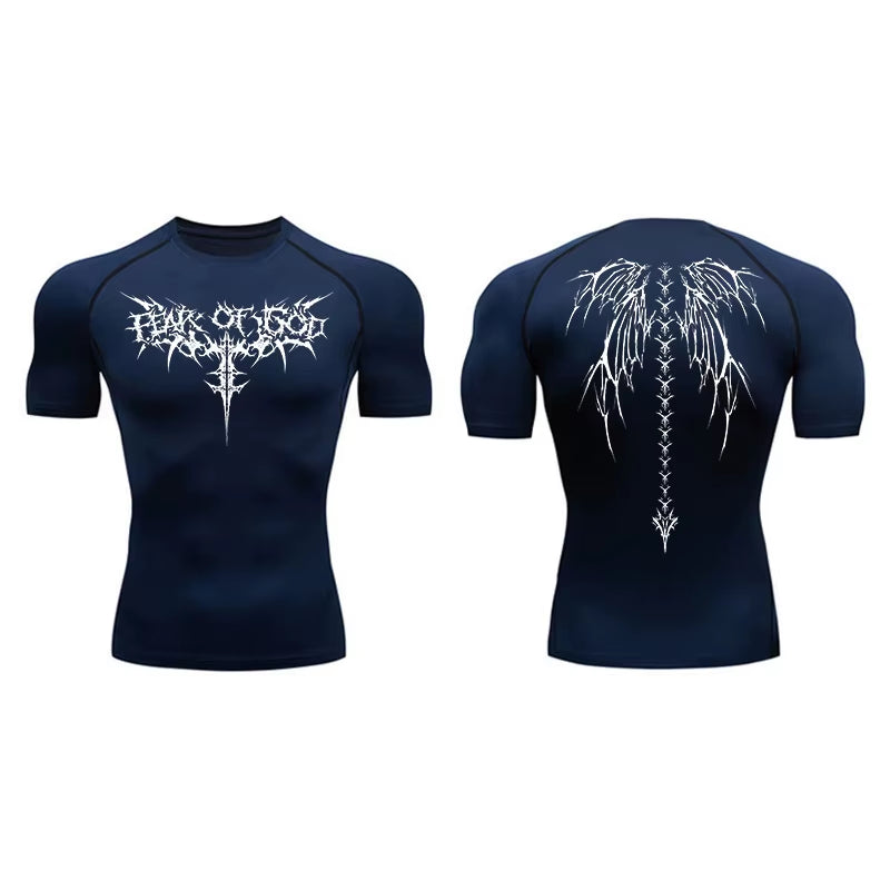 Gothic Gym Compression T-Shirt