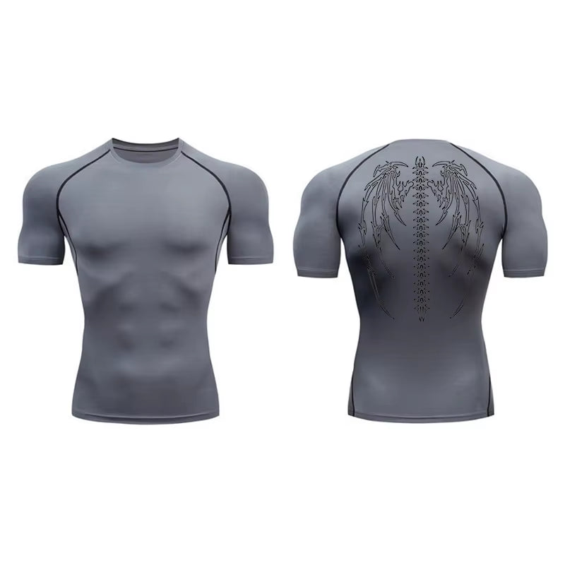 Gothic Gym Compression T-Shirt