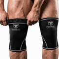 Iron Bull Strength Knee Sleeves 7Mm (1 Pair) - Compression Brace & Knee Sleeve for Weightlifting, Powerlifting & Cross Training - Knee Support for Squats - Men & Women