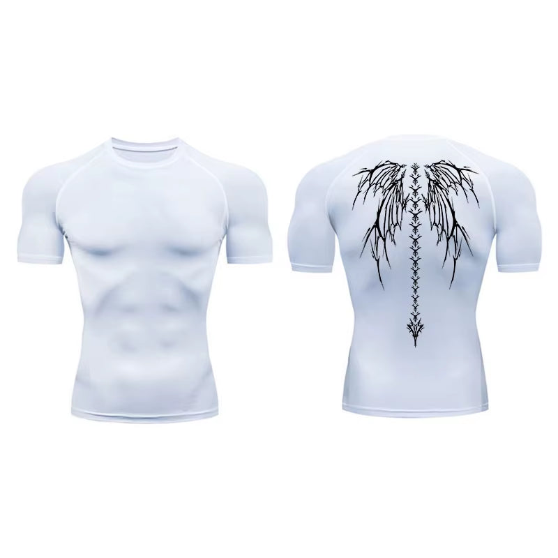 Gothic Gym Compression T-Shirt